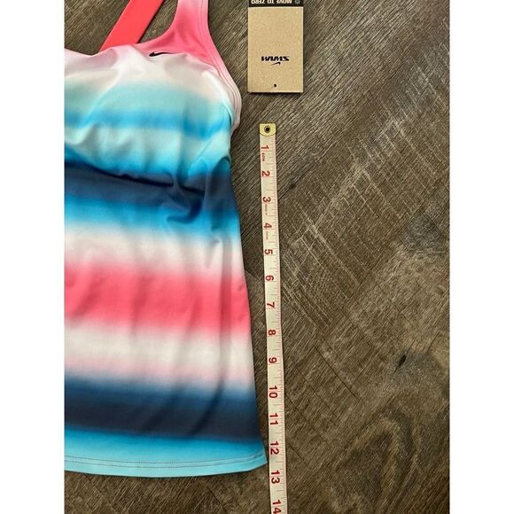 Nike Women's V Back‎ Tankini Top-Size Small - Picture 6 of 7